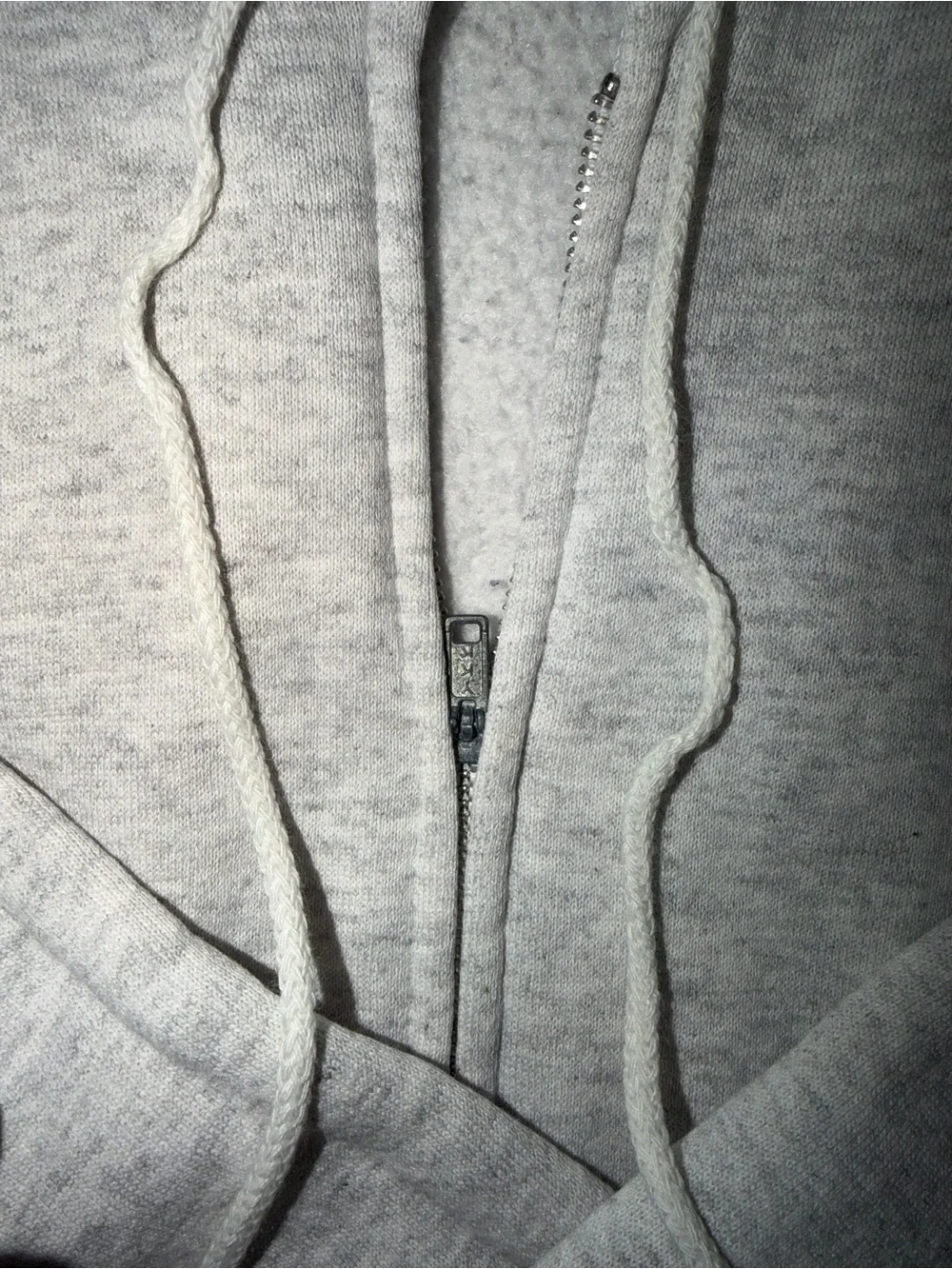 Lee Heavyweight Gray Full-Zip Hooded Sweatshirt Youth XL